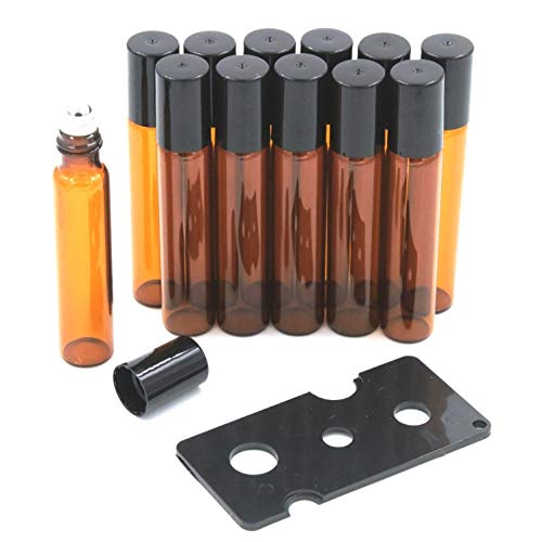 XPdesign アロマ ロールオンボトル ロールオン ガラス 遮光瓶 オイル 香水 精油 詰替 保存 容器 ボトル ビン 香水瓶