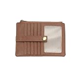 Joy Susan Women's Fashion New Penny Mini Travel Wallet - Walnut