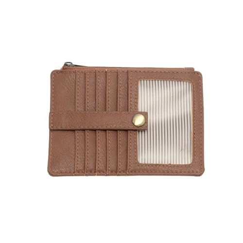 Joy Susan Women's Fashion New Penny Mini Travel Wallet - Walnut