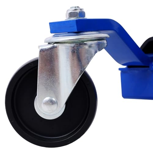 Pullafun FU-15A1-1204 Set Of (2) Car Wheel Dolly, 3000 Lbs Car Dolly, Car Skates Vehicle Positioning Hydraulic Tire Jack Ratcheting Foot Pedal Lift Hydraulic Car Wheel Dolly thumb #7
