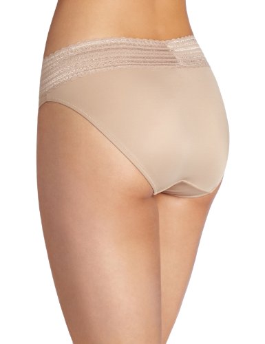 Image of Warner's womens No Pinching No Problems Lace Hi Cut Brief Panty