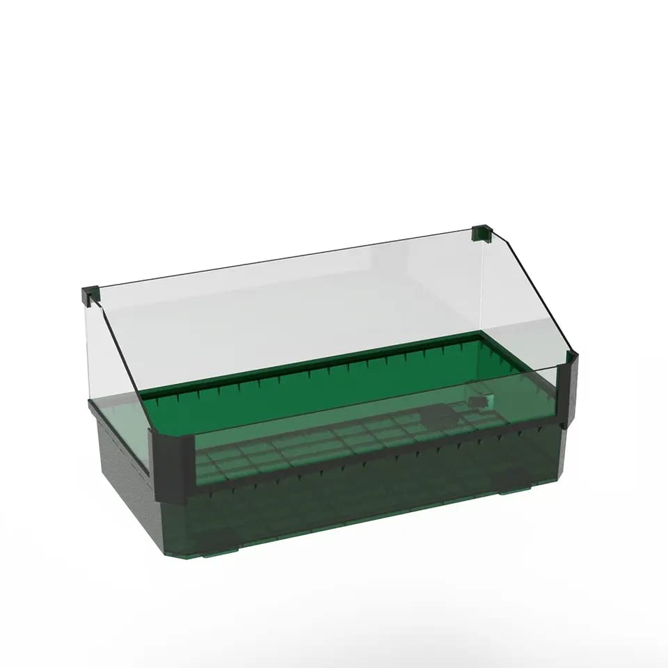 NomoyPet Detachable Plastic Desk Aquarium Ecological Turtle Tank Terrapin Box Tortoise Habitat Terrarium for Reptiles & Turtle NX-34(Size- L-60 * 30 * 28cm) (Brown) (B0BX6Z9T5P) Amazon Price History, Amazon Price Tracker