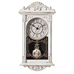 Vintage Grandfather Wood Looking Plastic Pendulum Decorative Battery Operated Wall Clock Brown, for photo Vintage Grandfather Wood Looking Plastic Pendulum Decorative Battery Operated Wall Clock Brown, for