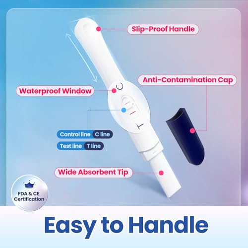 Accufast Pregnancy Test x 6 10mIU/ml - Early Detection Pregnancy Test 6 Days Before Missed Period | Fast Respond Ultra Sensitive HCG Urine Test for Home Use | 99.9% Accuracy, CE Certified - Image 3