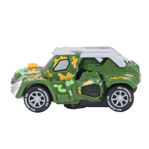 Transformando o Brinquedo do Carro de Dinossauro, Transformando o Carro de Dinossauro Com Luzes Colo