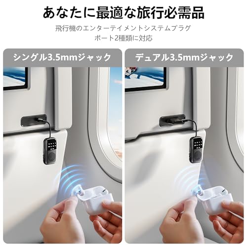 SOARUN Bluetooth 5.4 トランスミッター レシーバー 2-in-1 B108 の商品画像 3