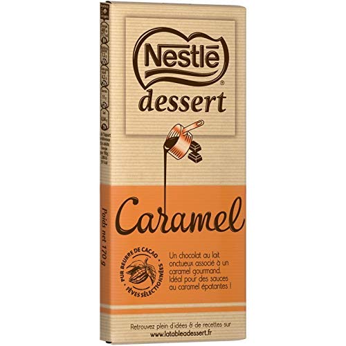 NESTLE DESSERT - Juego de 4 postres de chocolate y caramelo, 170 g