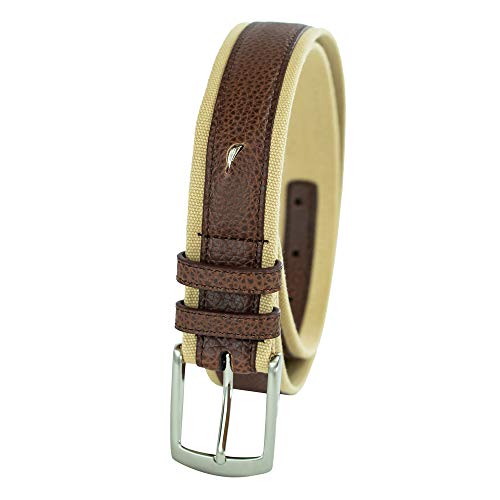 Nautica Men's 1 3/8 Casual Belt,Khaki,36