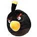 Mighty Mojo Angry Birds - Bomb - Black Bird - 8 Inch Collectible Plush Doll - Officially Licensed - Super Soft, Cuddly Doll for Kids and Adults - Original Series