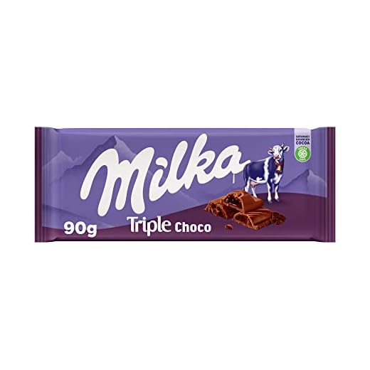 MILKA triple chocolate table 90 gr