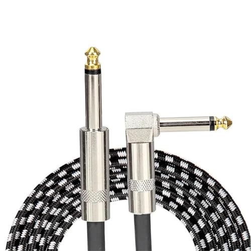 Cable de guitarra de 6,35 mm Type9 apantallado y con conectores chapados en oro