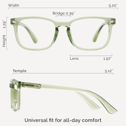 Image of CCVOO Reading Glasses for Women, Eye glasses, Blue Light Readers for Women, Cheaters