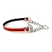 Kuntrona Martingale Dog Training Collar Half Choke Chain Pet Collar 5 Colors Avaliable nner Padded Protect Neck Red M