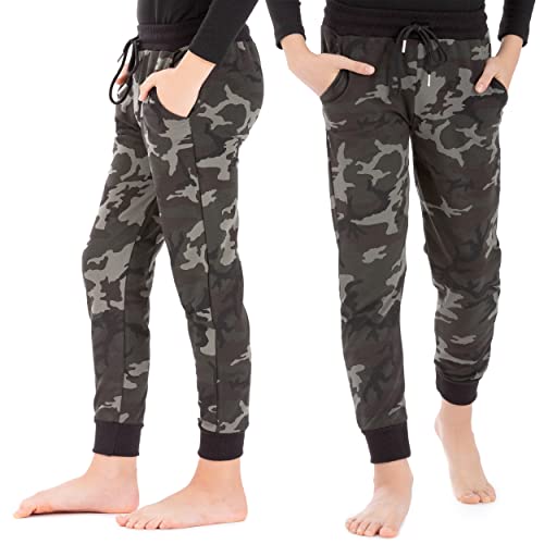 LOREZA® Jungen Mädchen Uni Camouflage Hose Trainingshose (140-146 (10-11 Jahre), Modell 2) LOREZA® Jungen Mädchen Uni Camouflage Hose Trainingshose (140-146 (10-11 Jahre), Modell 2)