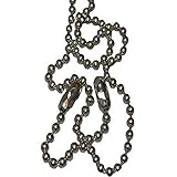 LASCO 02-3453 Chrome Bead Chain with Ring and Coupling for Stoppers, 15-Inch Long