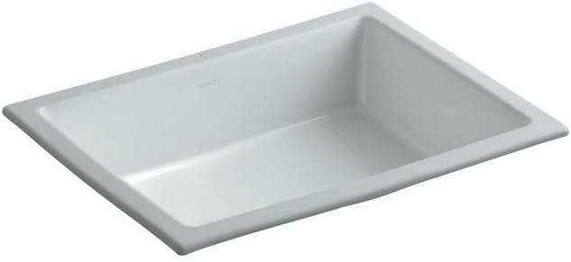 2882-95 Verticyl® 19-3/4" rectangular undermount bathroom sink, Ice Grey
