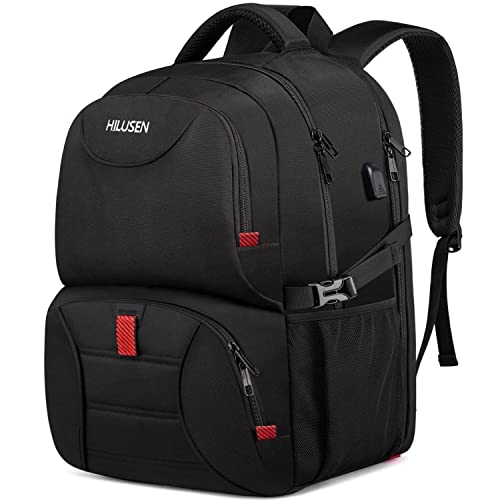 Mochila Hombre Grande 50L, para Ordenador Portatil 17 Pulgadas,