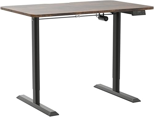 Miniatura 5 de JUMMICO Escritorio de pie eléctrico ajustable de 44 pulgadas escritorio grande para sentarse de pie escritorio de computadora oficina en casa