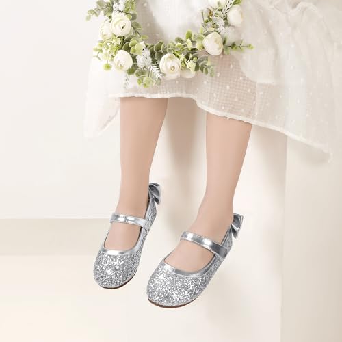 Image of PANDANINJIA Toddler Dress Shoes Flower Girls Ballet Flats