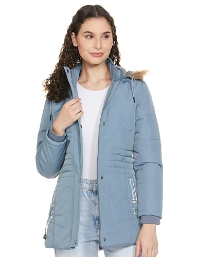 Image of Qube By Fort Collins Women's Nylon & Net Nylon Standard Length Jacket