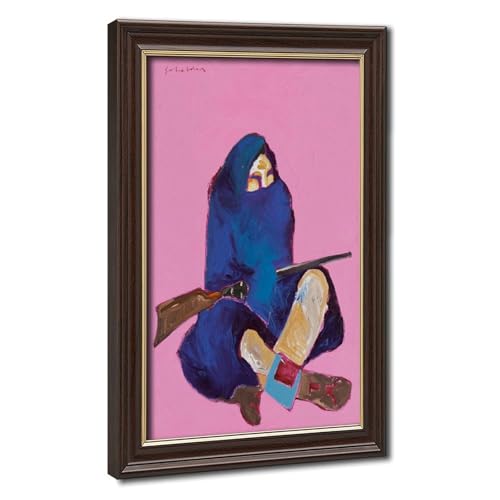 Poster indien assis Fritz Scholder pour remplacer un cadre de bureau vide