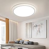 ✨Breites Anwendungsspektrum: Diese schöne Deckenleuchte hat einen Durchmesser von 50CM und eine Höhe von 5CM. Das schlichte und elegante Design eignet sich für Büros, Küchen, Balkone, Bäder, Schlafzimmer, Wohnzimmer, Treppenhäuser, Keller, Garagen, Hotels und andere Orte.