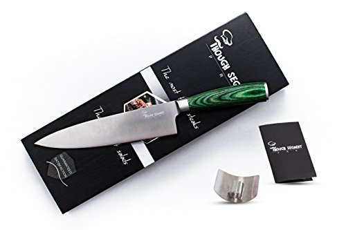 Chef Knife Set and Fingers Protection| Multipurpose Kitchen Knife| Rust Free| 8 Inch