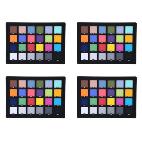 Test de carte de 24 couleurs correction numérique palette couleurs photos équilibrage