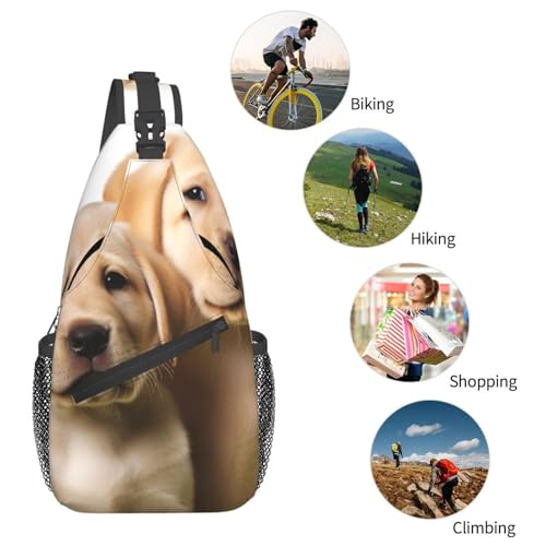 Mochila tipo bandolera cruzada negra para adulto miniatura 7