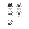 Oliver's Labels Craft Blocks Theme Mini Labels, 100 Durable Personalized Name Labels & Tags for School Supplies, Camp Gear, Water Bottles, and Food Containers #4