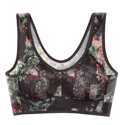 Soutien-gorge de sport sans couture bleu M pour femmes et seniors
