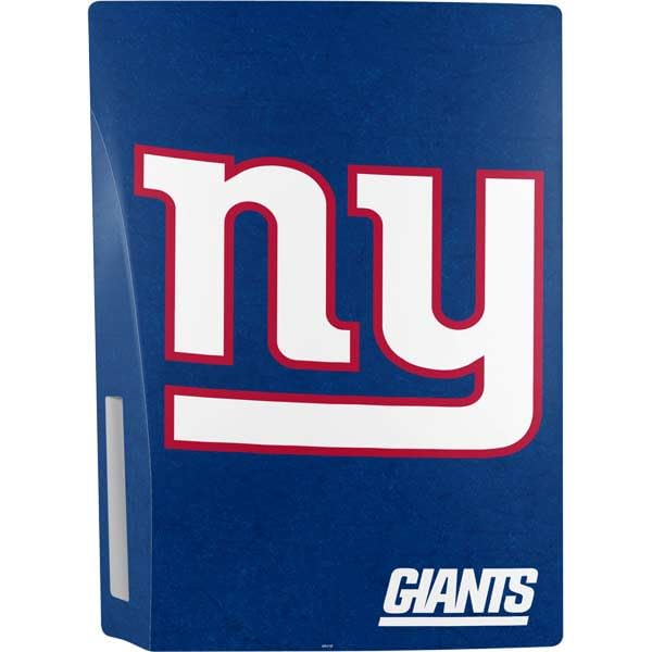 Skinit Decal Gaming Skin Compatible with PS5 Bundle - Officially Licensed NFL New York Giants Distressed Design