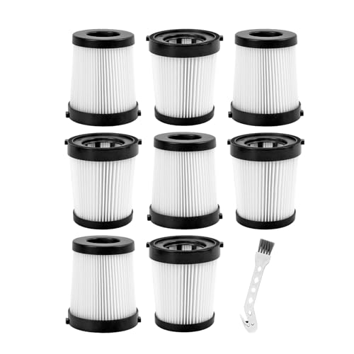 FSV001 Replacement Filter Compatiable with Fabuletta FSV001, FSV101, Girnoor G160 and G165 Afoddon A300 Cordless Stick Vacuum Cleaners Series 8 Pack