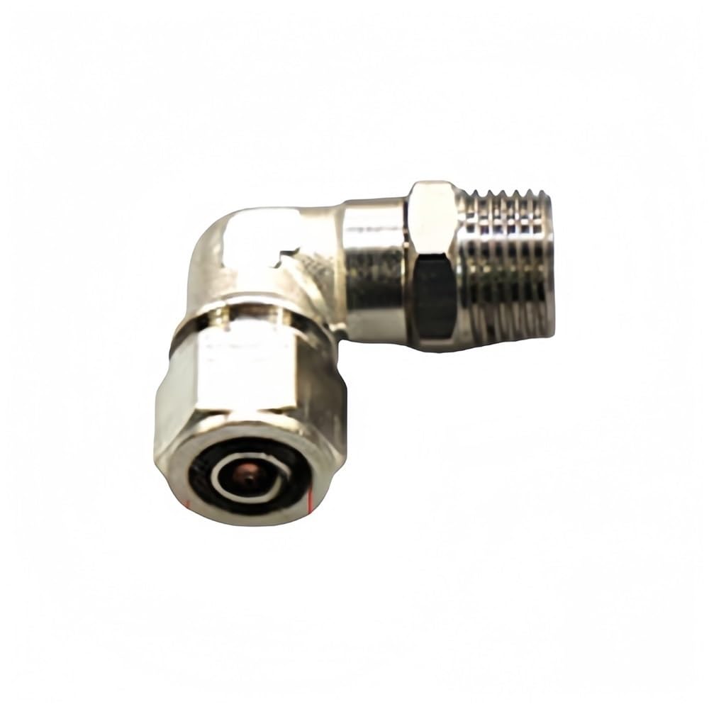 Pipe Hose Connector Pneumatic Connector Elbow Quick Thread Fitting, Male BSP Hose Tightening 1 piece(PL12-03)
