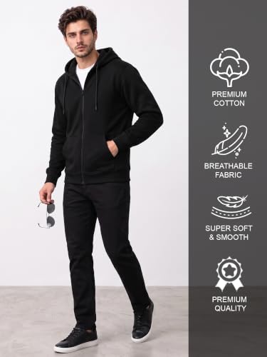 Image of XENOVAURBAN Zipper Hoodie for Men /Women | Unisex fit Cotton Fleece Hooded Sweatshirt - Zipper