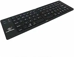 Mini Teclado Dobrável Bluetooth 5.0 Recarregável