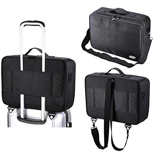 Byootique Nail Art Train Case Workstation Trolley Desk with Makeup Shoulder Bag - Thumbnail 6