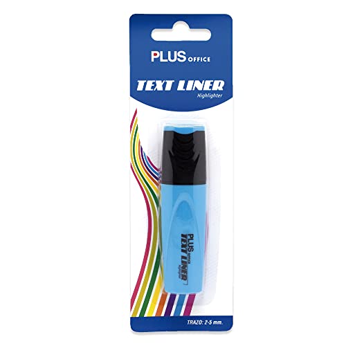 Fluorescente Plus TEXT LINER Azul- Blister Cover