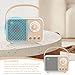 Leikurvo Mini Tragbarer Bluetooth Lautsprecher: Lautsprecher in Radioform, Retro Musikbox Portabler Bluetooth5.1 Box für Zimmer/Büro/Wohnzimmer Deko/Geburtstagsgeschenk, 10 Meter Bluetooth-Reichweite