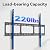 JYLH JOYSEEKER Ultra Slim TV Mount,0.63" Low Profile TV Wall Mount Bracket for Most 50"-100", Fixed TV Wall Mount Fits up to VESA 800x600mm 220lbs, Easy Assembly Flat TV Hanger