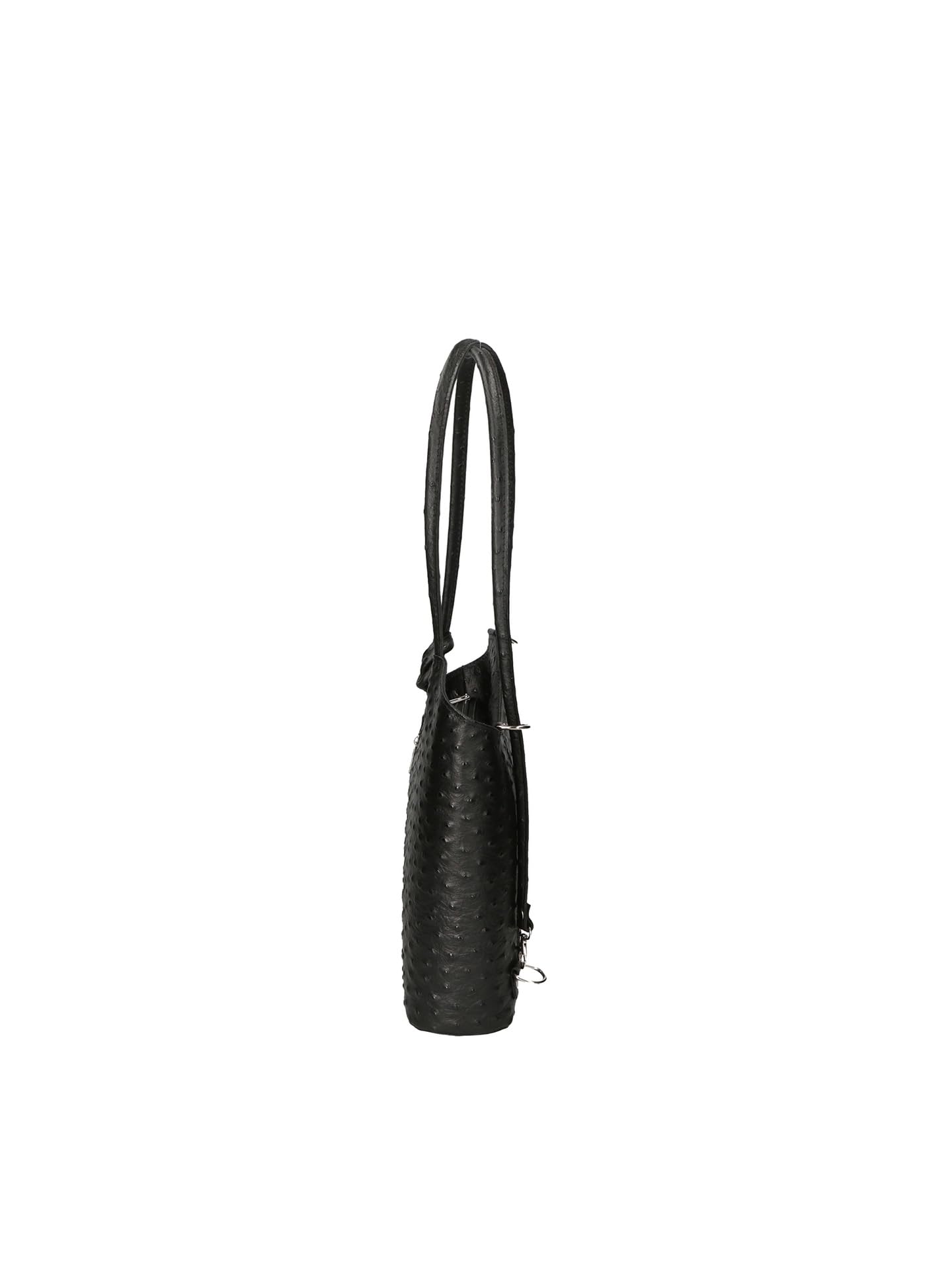 Gave Lux Zaino Donna Vera Pelle Stampa Struzzo 25x28x9 cm Uso Quotidiano Elegante e Versatile