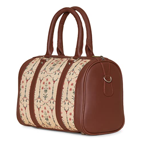 Image of ZOUK Women Handcrafted Taj Nakashi Handbag
