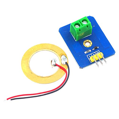 Preisvergleich Produktbild Gugutogo Analoger piezoelektrischer keramischer Erschütterungs-Sensor Piezoelektrische elektronische Bausteine einzelnes Maschinen-Modul