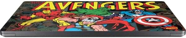 Skinit Decal Laptop Skin Compatible with Surface Laptop 7 15in - Officially Licensed Marvel Classic Comics Avengers Assemble Design