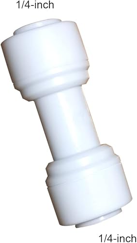 Miniatura 2 de Juego de 10 filtros de agua RO de conexión rápida de unión recta de tubo de diámetro exterior de 1/4 de pulgada.