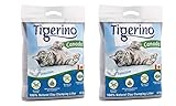 arena para gatos tigerino 100% natural. Tigerino Paquete doble de arena para gatos Canadá, Sensitive (sin perfume) 2 x 12 kg
