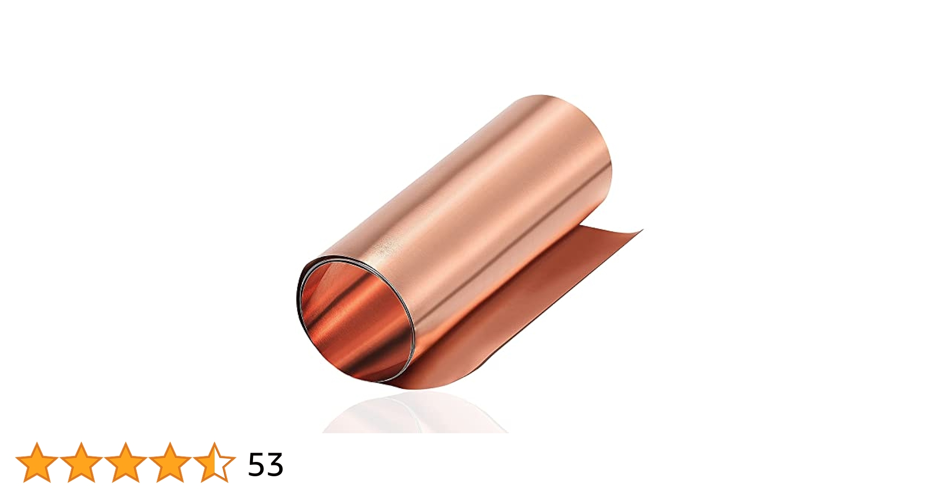 Rotolo Di Rame Puro 99,9% - 3500x50x0,6 Mm, Per Progetti Elettrici E Fai-Da-Te