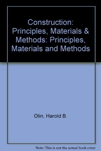 Construction: Principles, Materials & Methods (... 0442015763 Book Cover