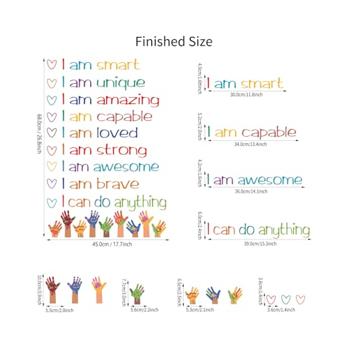 Vinilo decorativo adhesivo motivacional para pared miniatura 4