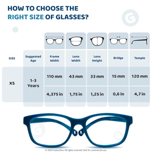 La Mejor Lista de Monturas de gafas para Niño - los más vendidos. 26 Imagen adicional